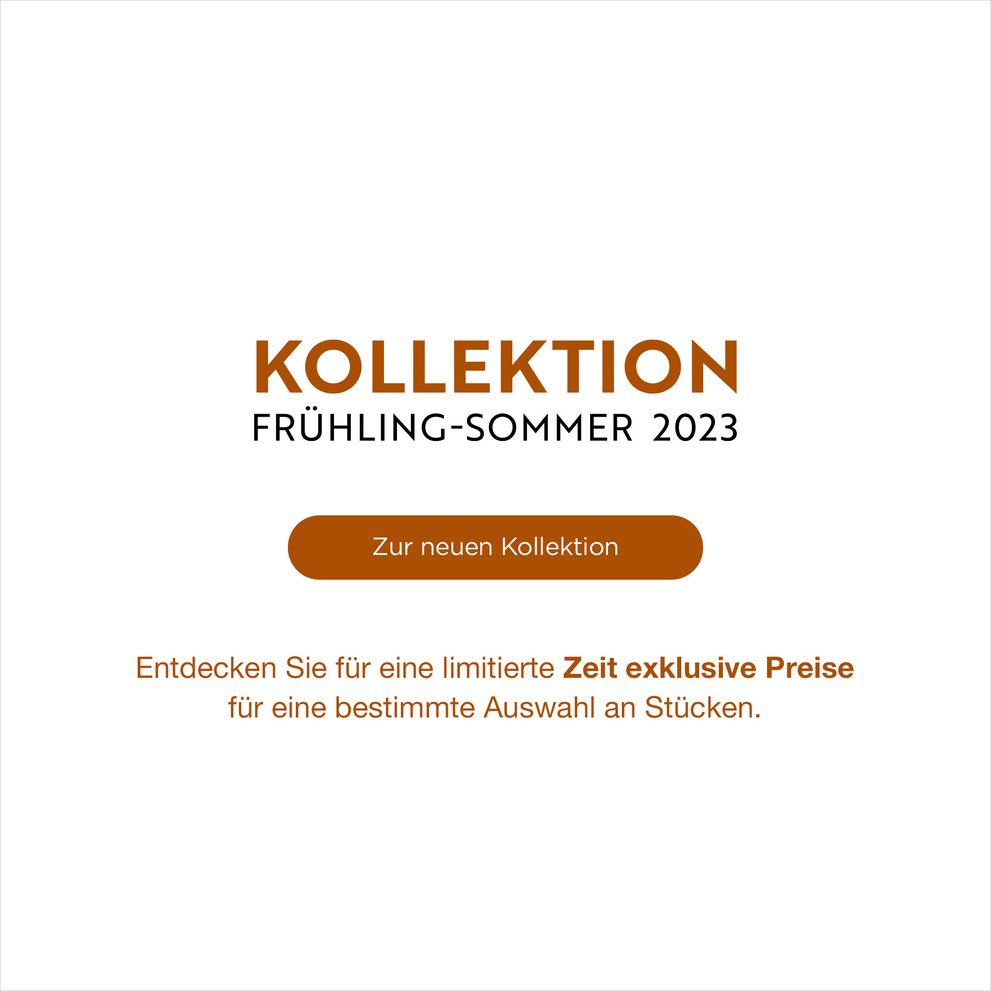 KOLLEKTION FRÜHLING-SOMMER 2023