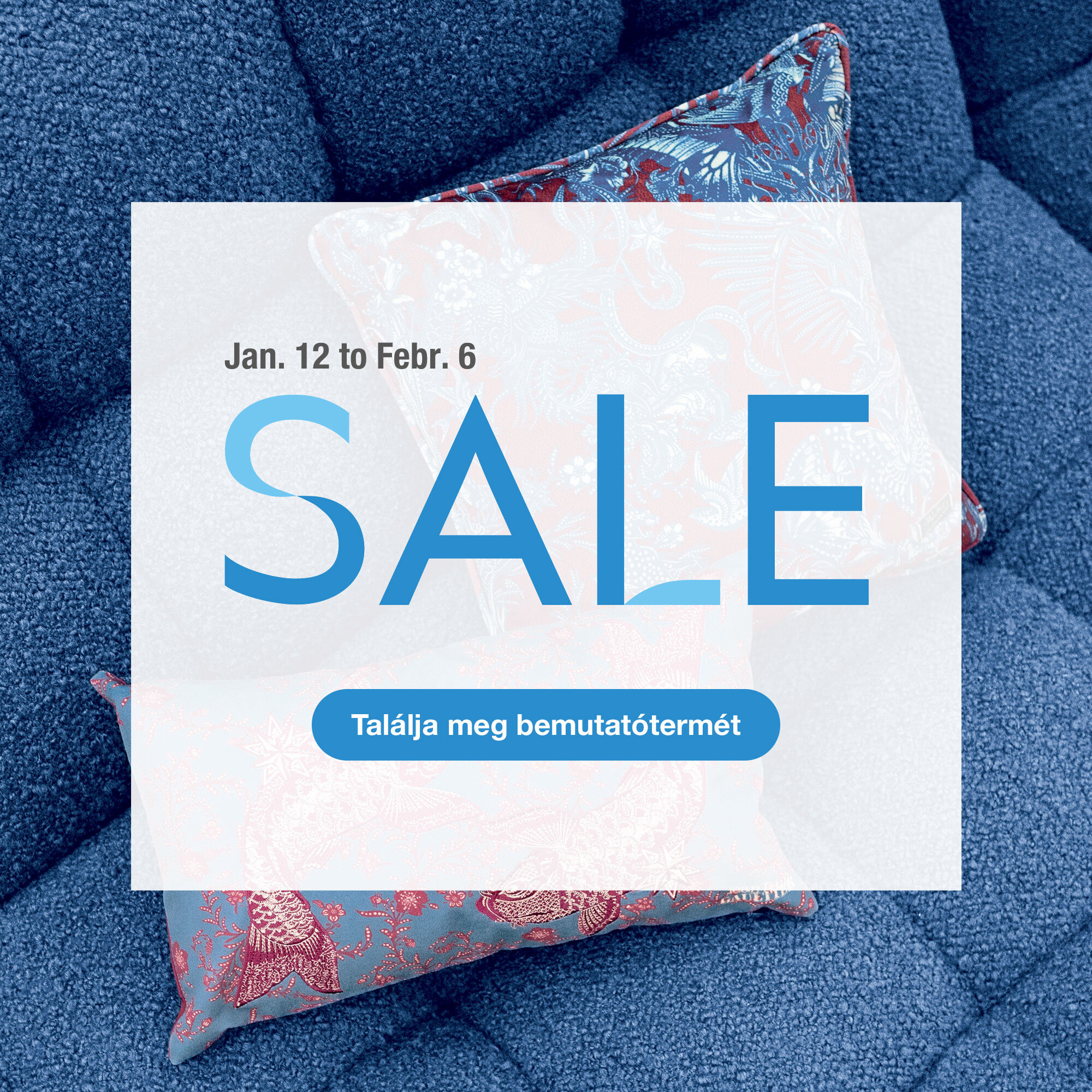 Winter Sale, febru&aacute;r 6-ig. Tal&aacute;lja meg bemutat&oacute;term&eacute;t.