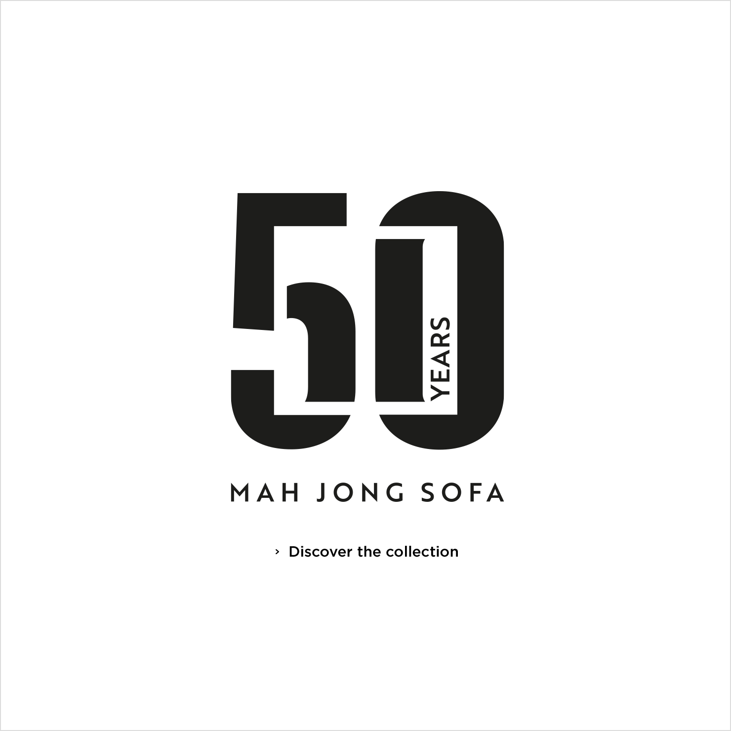 50 years Mah Jong Sofa