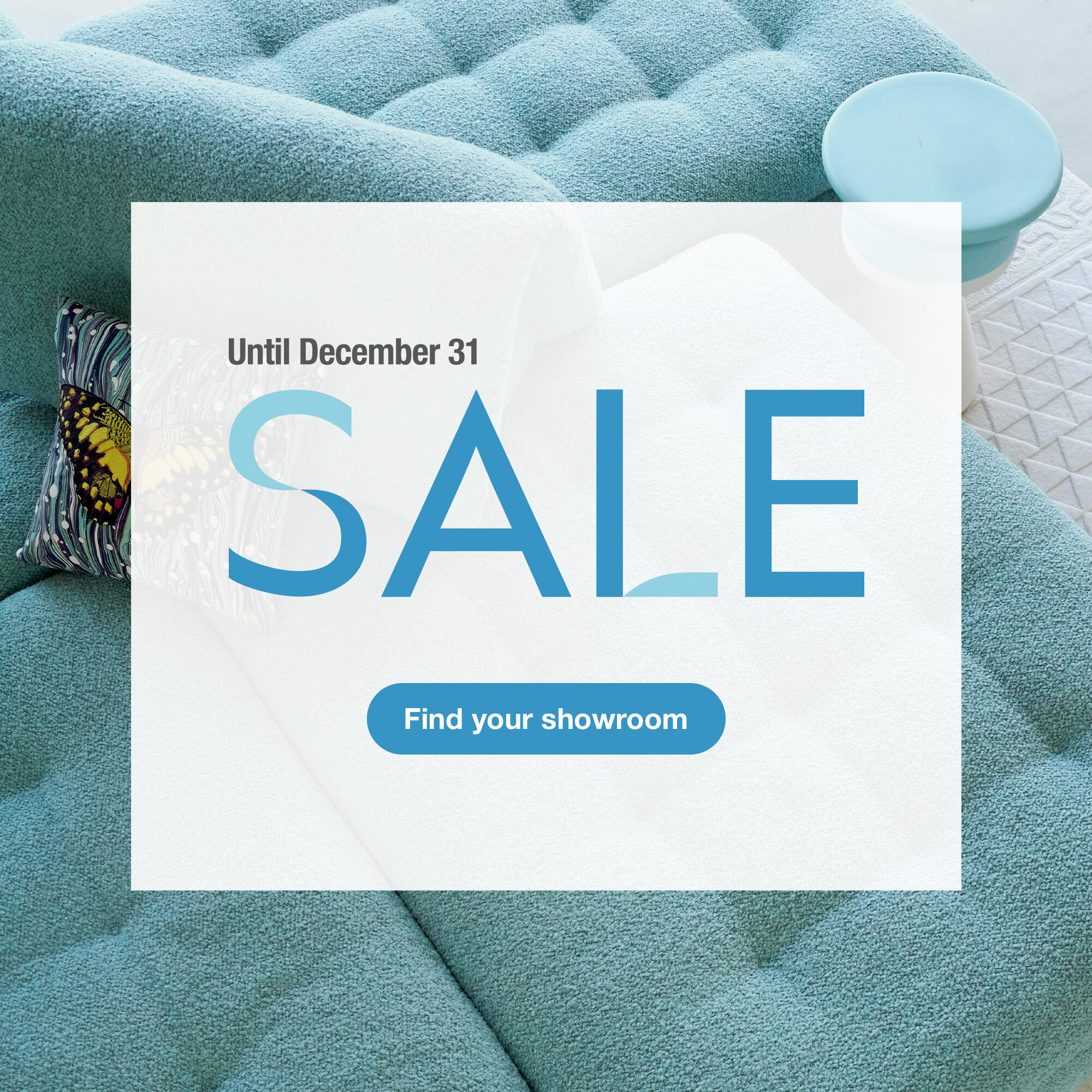 The Year-End Sale, until December 31. Find your showroom.