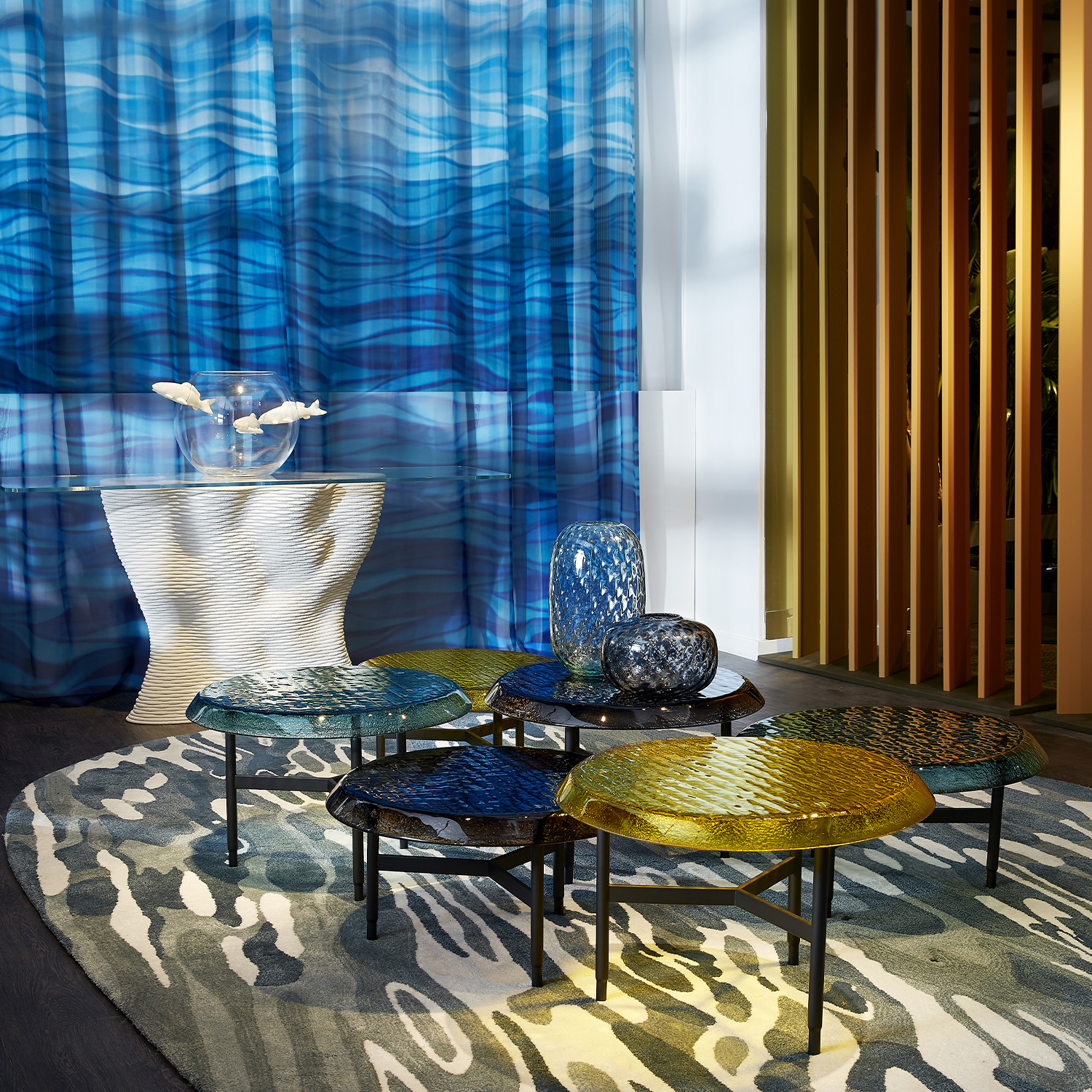 Tables basses DRUMMER+ console CORAIL