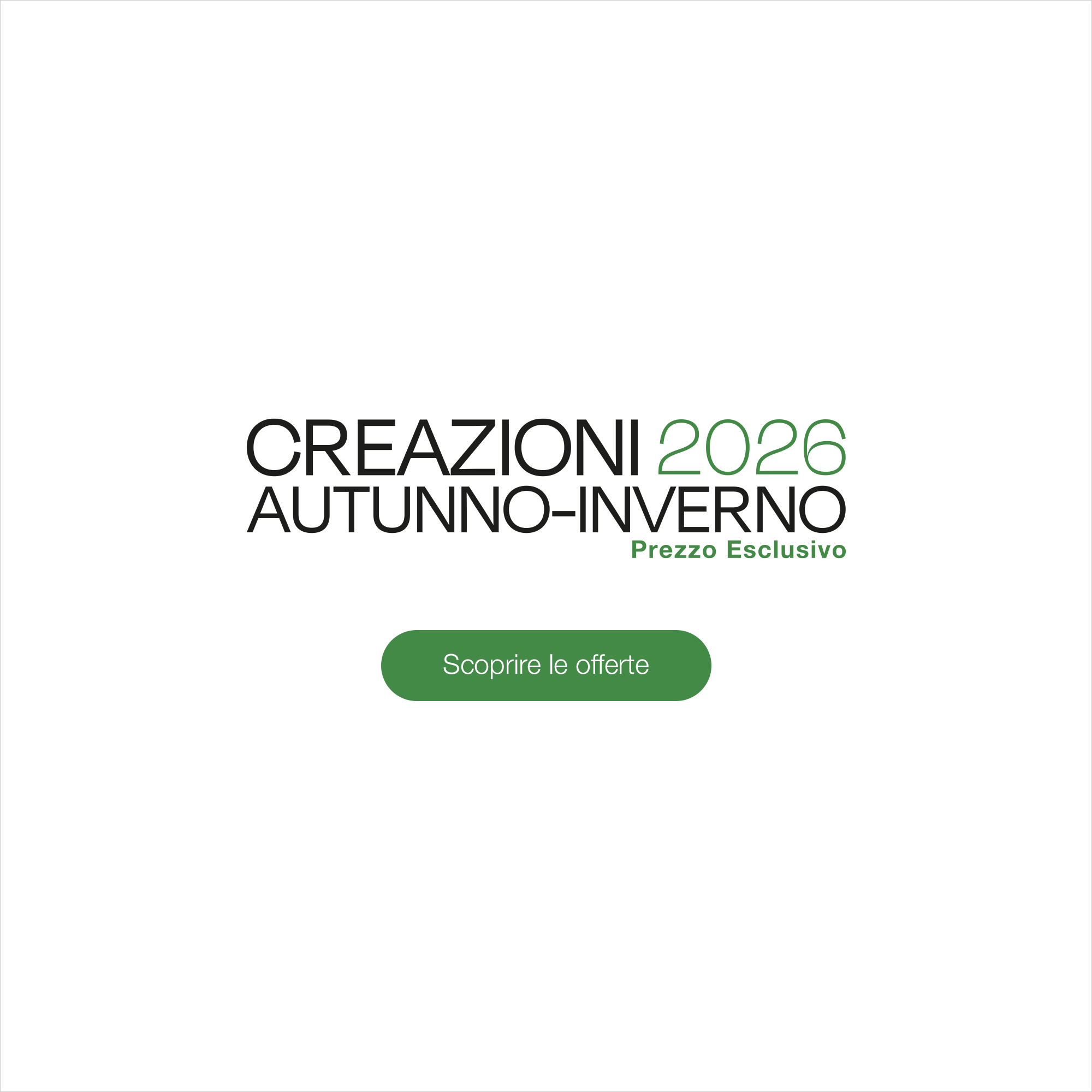 Creazioni Autunno-Inverno 2026 - Scoprire le offerte