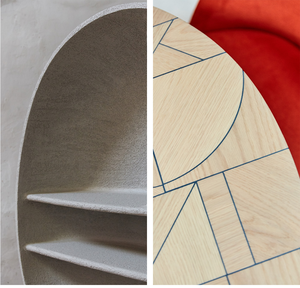 Mosa&iuml;que de mati&egrave;res