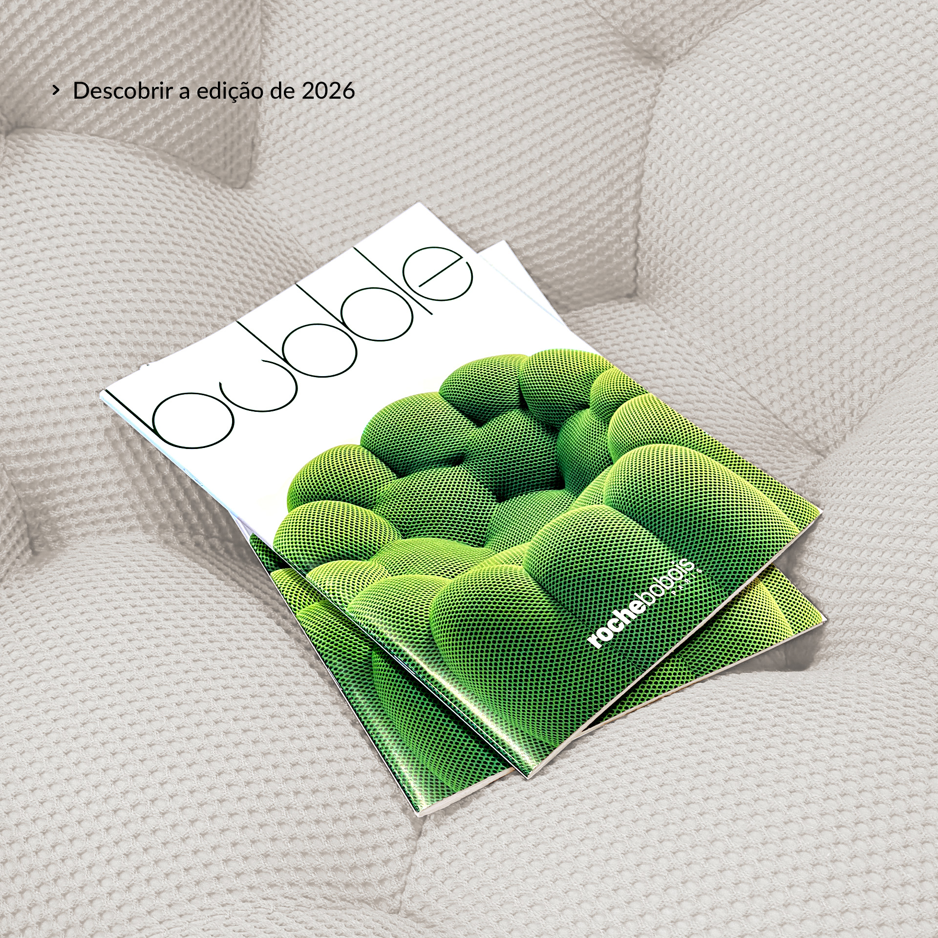 Bubble Brochura - Descobrir a edi&ccedil;a&otilde; de 2026.
