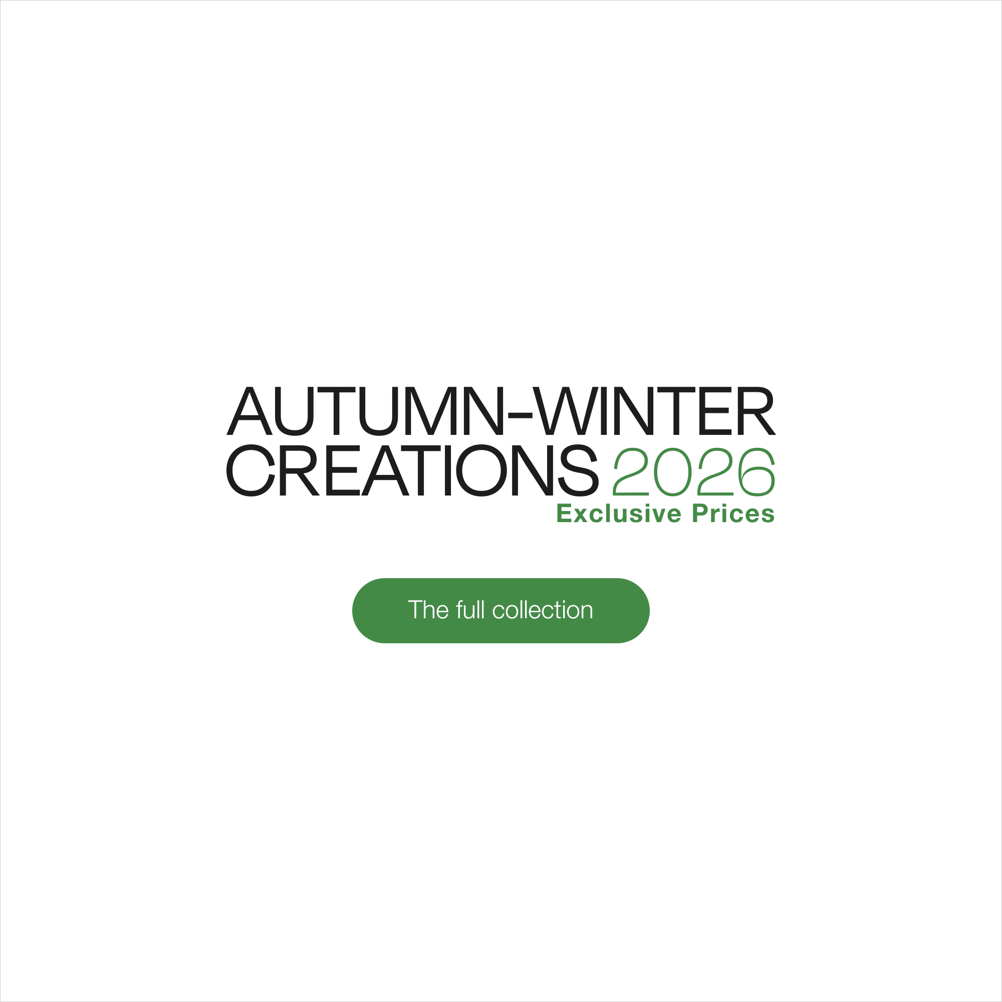 Creaties Herfst-Winter 2026 - De volledige collectie