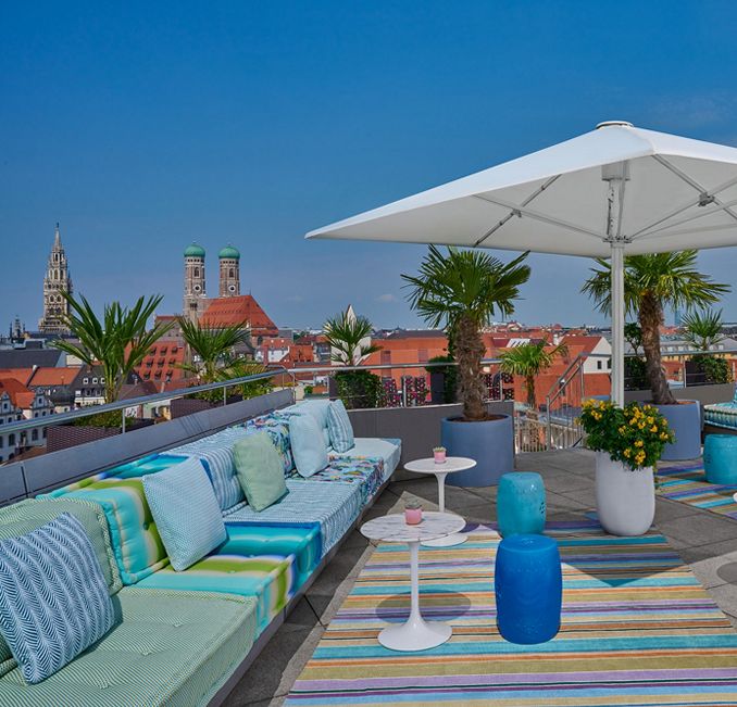 mah jong roof garden