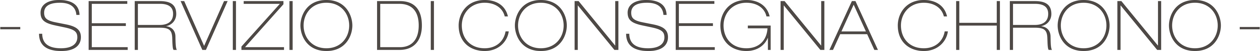 Servizio di Consegna Chrono