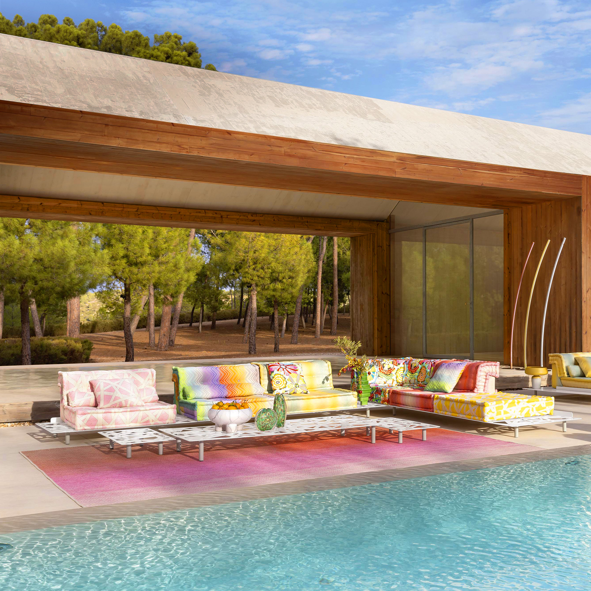 Mah Jong Outdoor, designed by Hans Hopfer